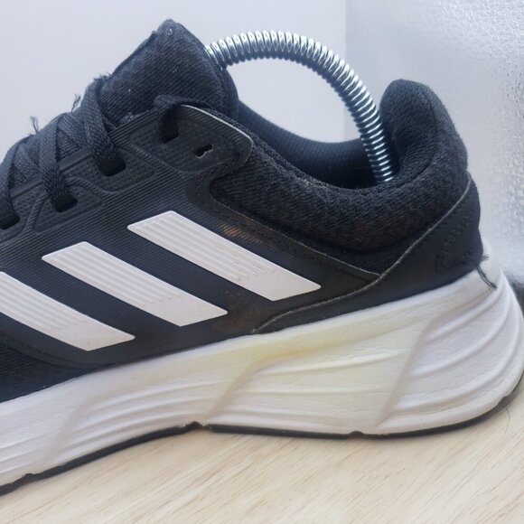 Adidas Galaxy 6 Mens Running Shoes Trainers Size 8  Black / White   GW3848 - Picture 6 of 8